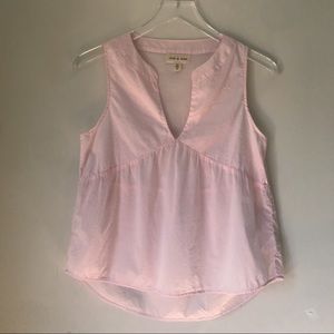 Anthropologie | Cloth & Stone Pink Sleeveless Top